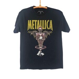 Metallica Pushead Careful What You Wish For Graphic T-Shirt Black Mens Large LG